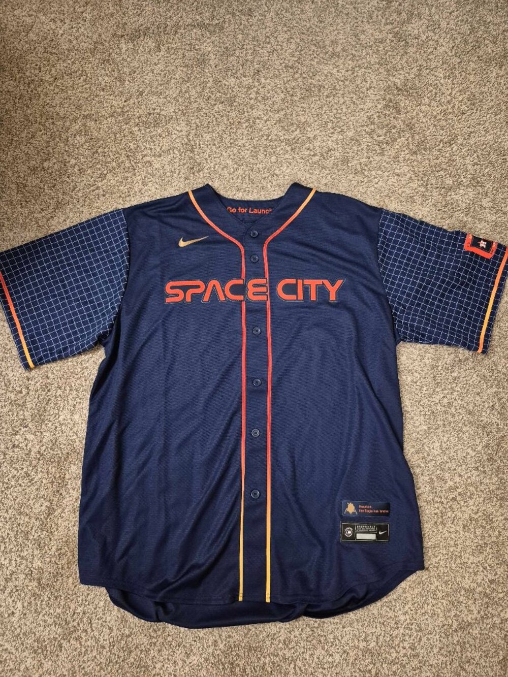 Nike Houston Astros City Connect "Space City" Baseball Jersey XL